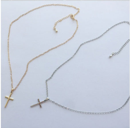 Thin Cross Necklace