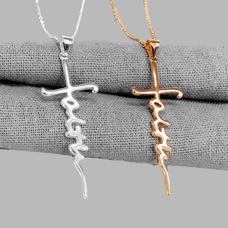 Faith Cross Necklace