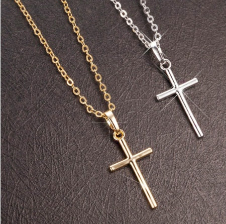 Thin Cross Necklace