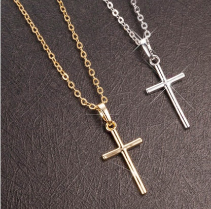 Thin Cross Necklace