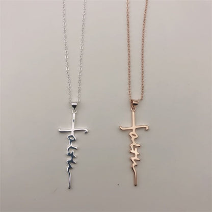 Faith Cross Necklace